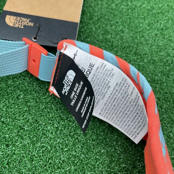 The North Face Class V Visor Cap Unisex One Size Reef Waters Orange NWT - Picture 2 of 3
